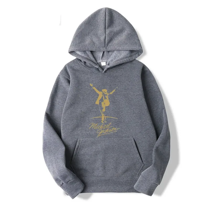 2026 Michael Jackson Gold Men Hoodies