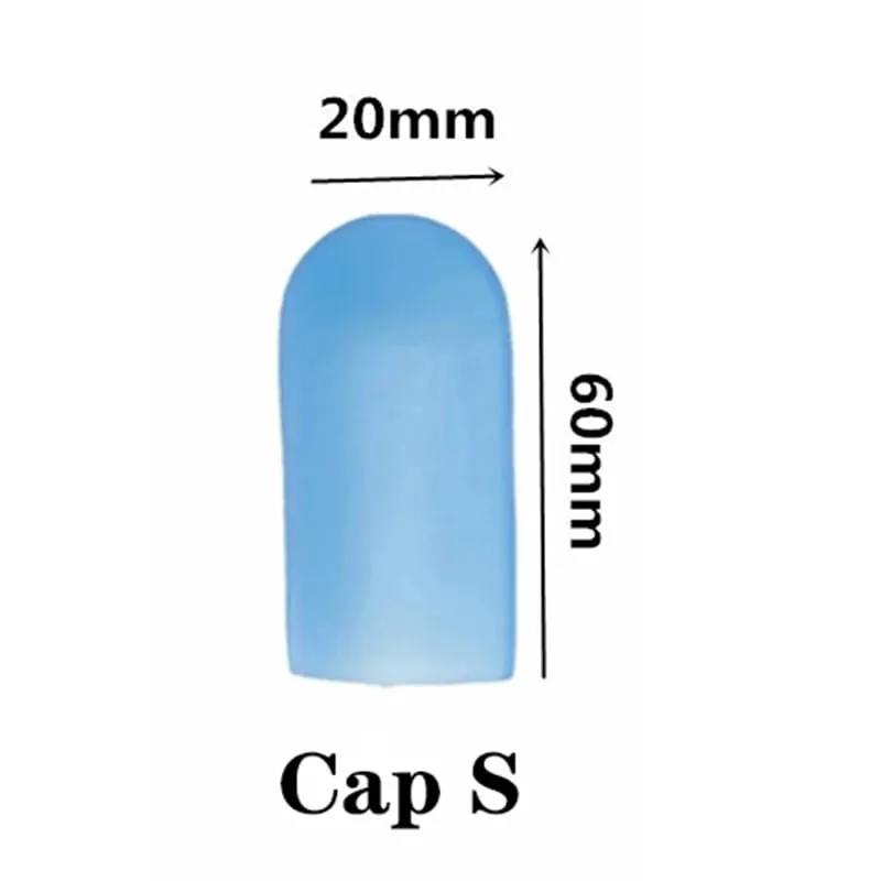 S/M/L Silicone Glans Protector Cap Szexjátékok Nemi szervek ujjú farka megnagyobbító nyújtó ujjú péniszhez felnőtt kellékek — image 11