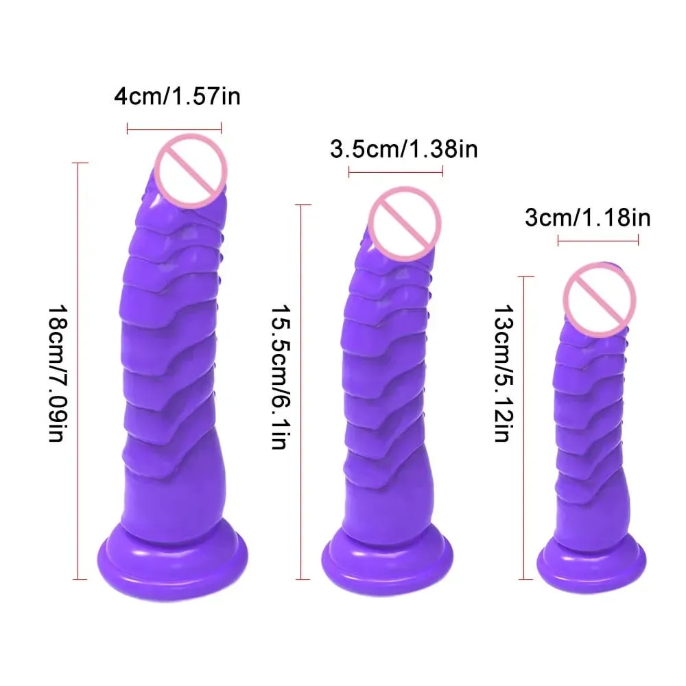 Realistische zwarte dildo met sterke zuignap, zacht penis-seksspeeltje voor vrouwen en mannen, handsfree anaal vaginaal speelgoed voor volwassenen in M — image 6