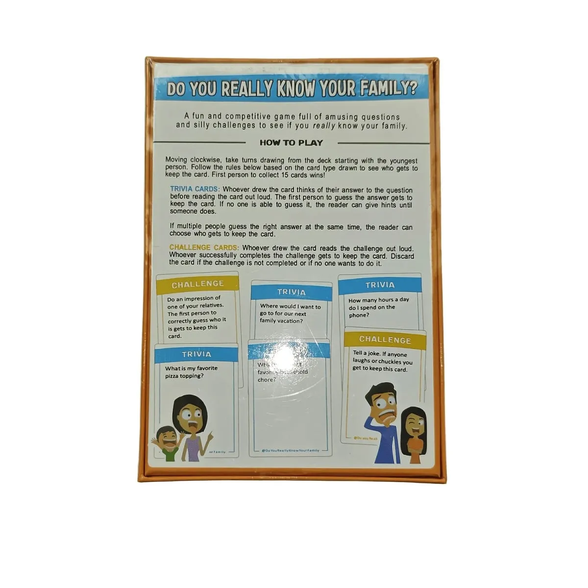 Do You Really Know Your Family Gathering Casual Puzzle Card Game