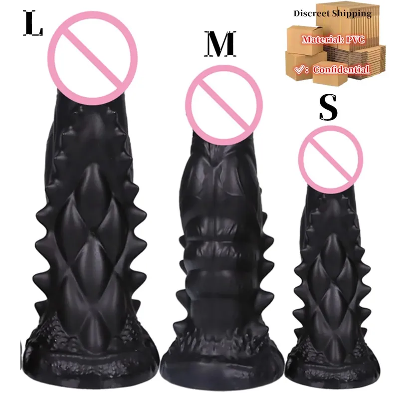 Big Anal Plug Monsters Enlargenmen Prostate Massager Huge Anal Dilator Butt Plug Anal Training Expansion Sex Toys For Women Men