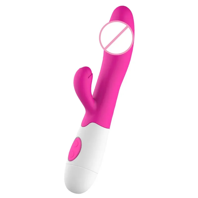 Anal Vagina Massage G-spot Masturbator Erotic Dildo Rabbit Vibrator Vibrators For Women 30 Frequency Dual Vibrating Sex Toys