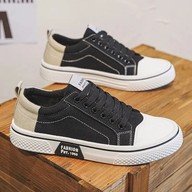Summer fashionable comfortable canvas shoes new breathable versatile board shoes men soft soled simple lace up men's shoes — image 10