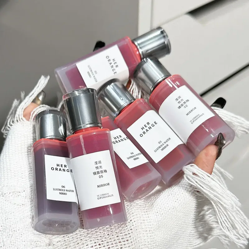 Herorange Hydrating Gloss Lip Tint Watery Texture Plump Glass Lips Long Lasting Non-Dry Dating Daily Makeup — image 4
