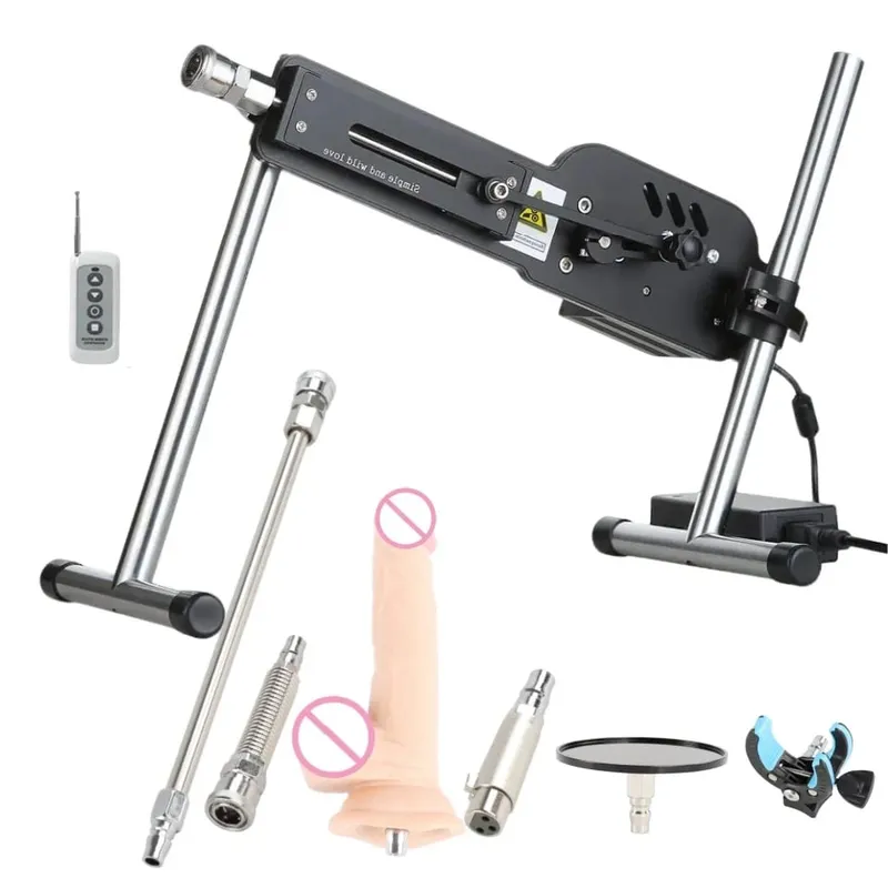 70W/120W/200W Power Sex Machine Silent Adults Masturbation Vac-u Lock Sex Machine With Dildo for Women Sex Toys
