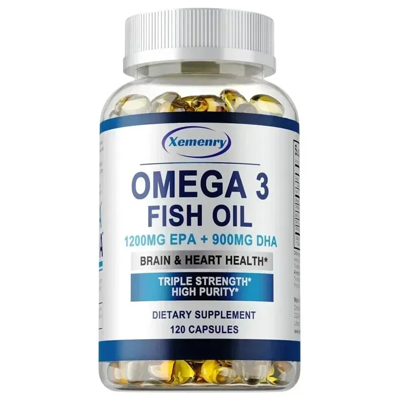 Dầu cá Omega 3 - Bổ sung DHA EPA Thúc đẩy sức khỏe năng lượng tế bào Hỗ trợ sức khỏe tim mạch & khớp Chất chống oxy hóa