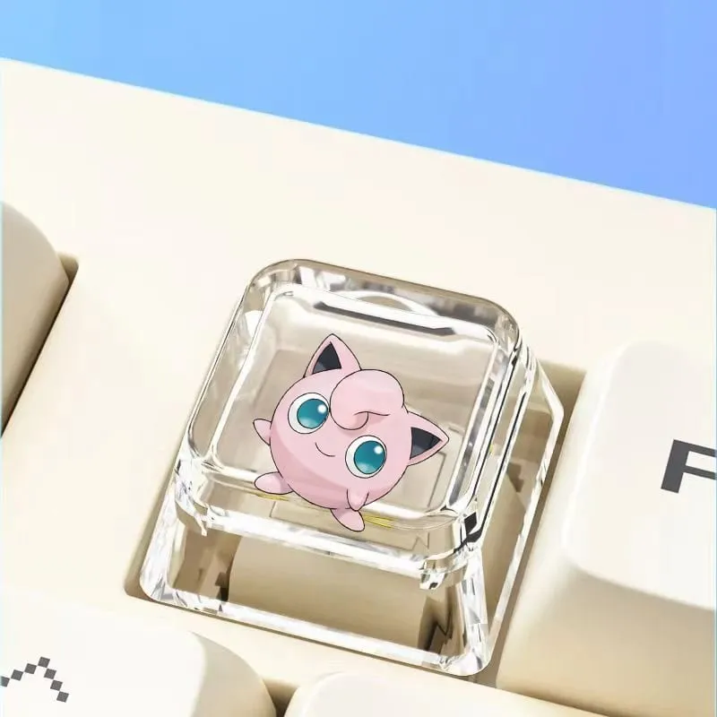 Cross mechanical keyboard personalized anime keycap single Charmeleon Blastoise Eevee transparent cartoon keycap — image 27