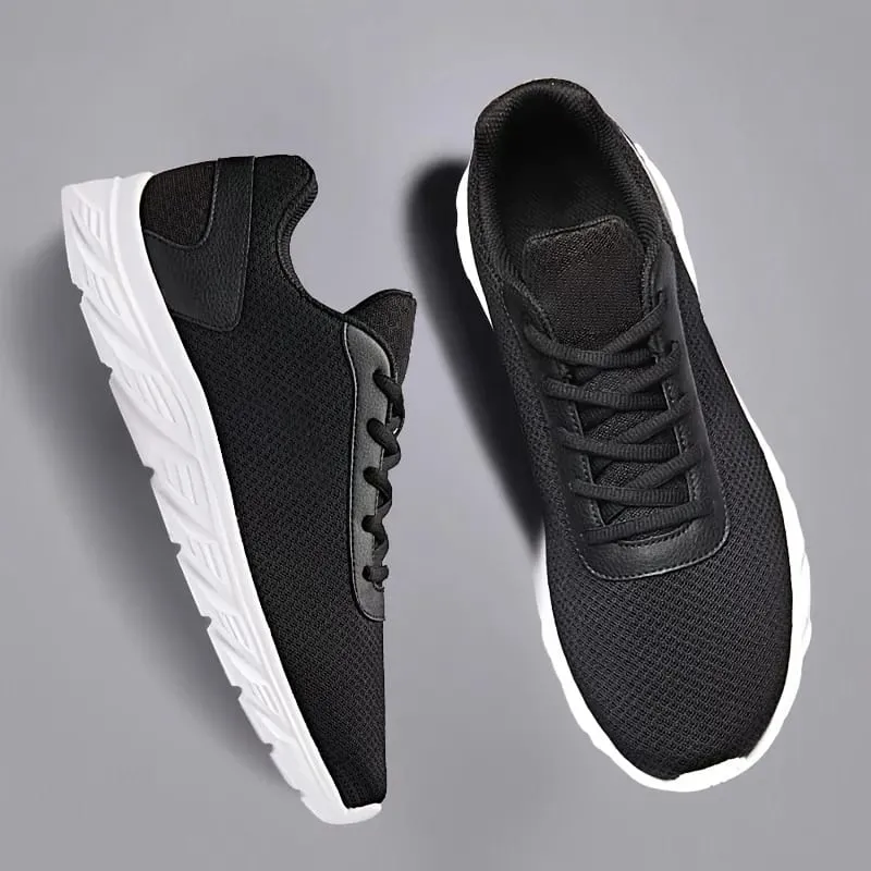New Men's Sneakers Thick Sole Comfortable Casual Shoes Lightweight Breathable Fashion Running Shoes Luxury Male Tenis Masculino — image 3