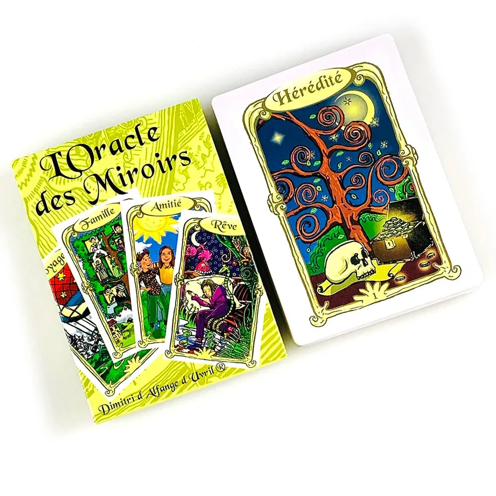 L'Oracle Des Miroirs Oracle Cards French Version Mystical Divination Card Game With Guidebook For Collectors & Beginners — image 1