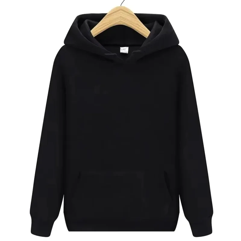 New Fashion Men's Women's Hoodies Spring Autumn Winter Casual Hoodies Sweatshirts Men Tops Solid Color Hoodie Sweatshirt Male — image 1