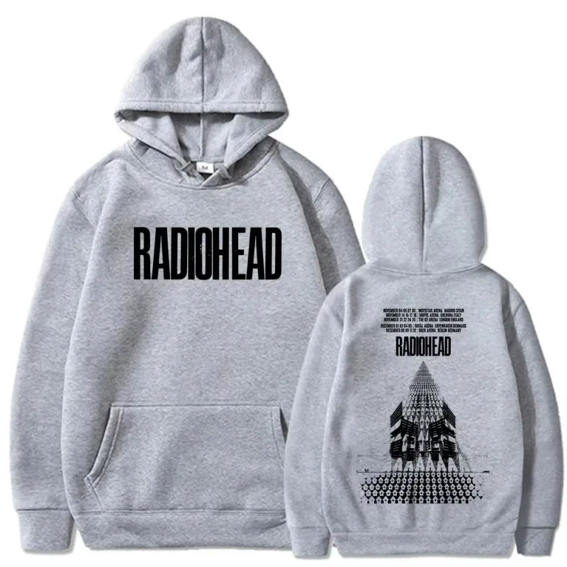 Rock Band Radiohead Return To The Road European Tour Fans Gift Hoodies Men's Women Clothing Fashion Oversized Hooded Sweatshirts — image 4