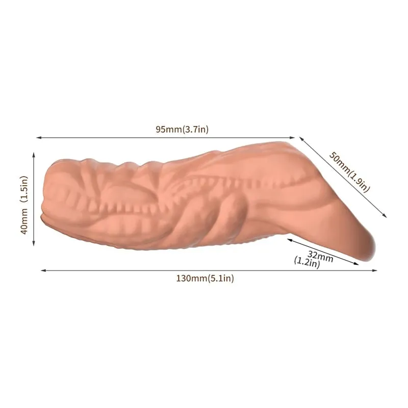 Men Penis Extender Sleeve Reusable Comdom Delay Ejaculation Penis Sleeve Dick Male Dildo Sex Toys for Men Adult 18+ Erotic Goods — image 19