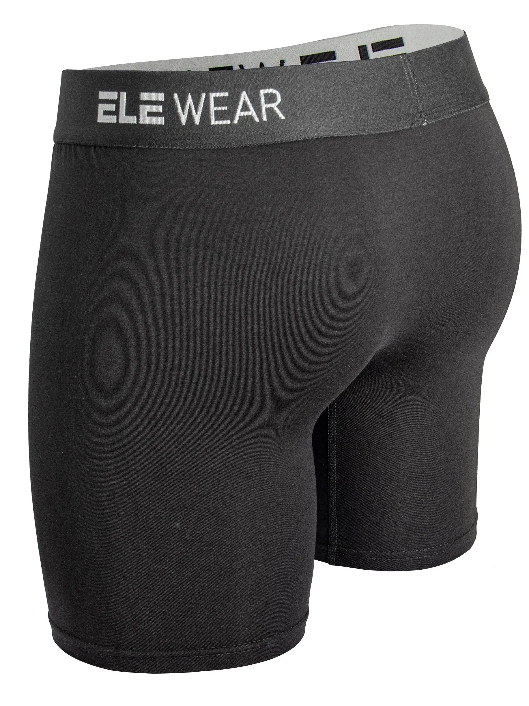 3pcs Bamboo Men's Underwear Long Sports Underwear, Moisture-Wicking, Boxer Briefs For Men — image 5
