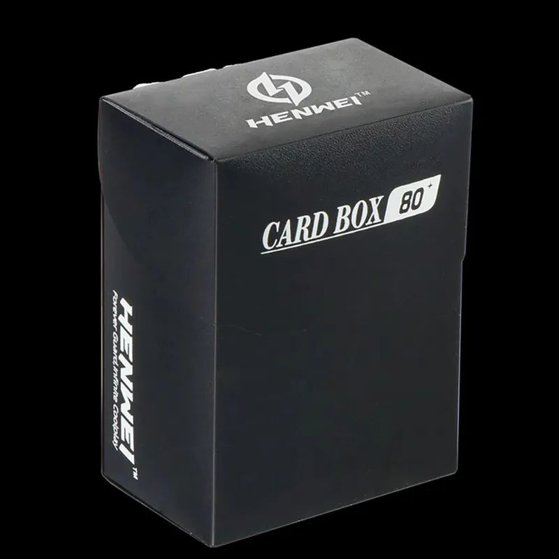 80+Card Deck Box PP Material Portable Many Color TCG Cards Case for MTG/YGO/TCG Gathering PP Storage