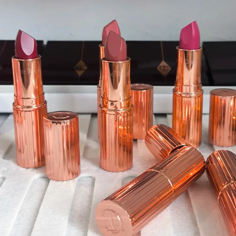 Charlotte Tilbury Four Color Palette Pillow Talk Eraggera Eyes Small Gold Tube Lipstick Madaling Mag-apply ng Makeup Portable Cosmetics