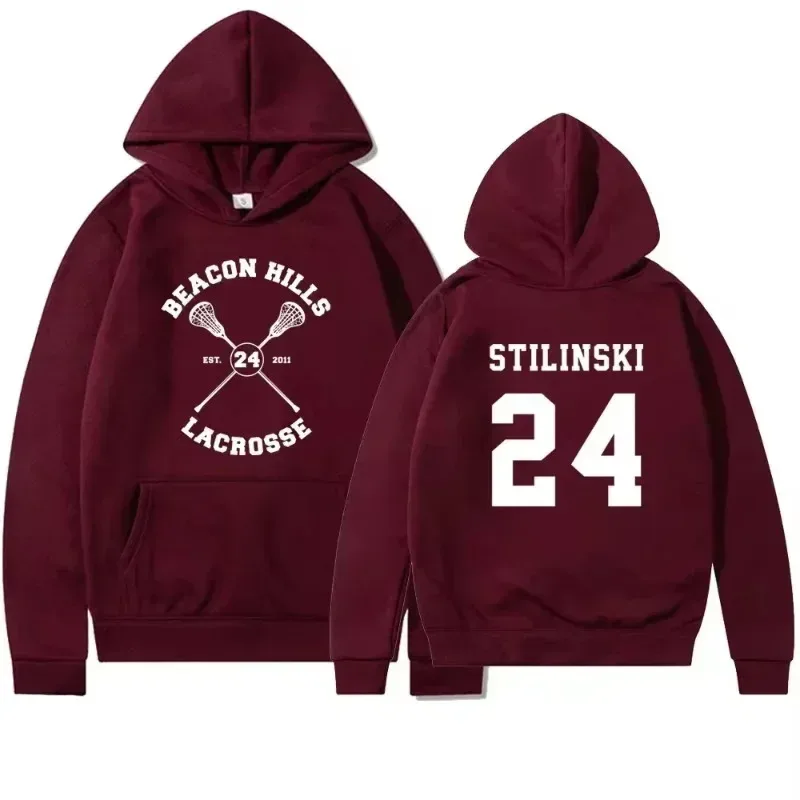 Lighthouse Mountain Stilinski 24 Lahey McCall Hoodie Hip-hop Trend Hooded Sweatshirt Atasan Gaya Jalan