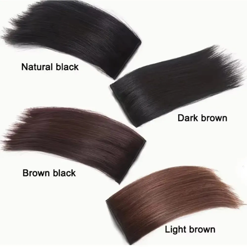 Synthetic Invisable Seamless Hair Pads Clip In Increase Hair Volume Hair Extensions Top Side Cover Hairpiece for Women — image 3