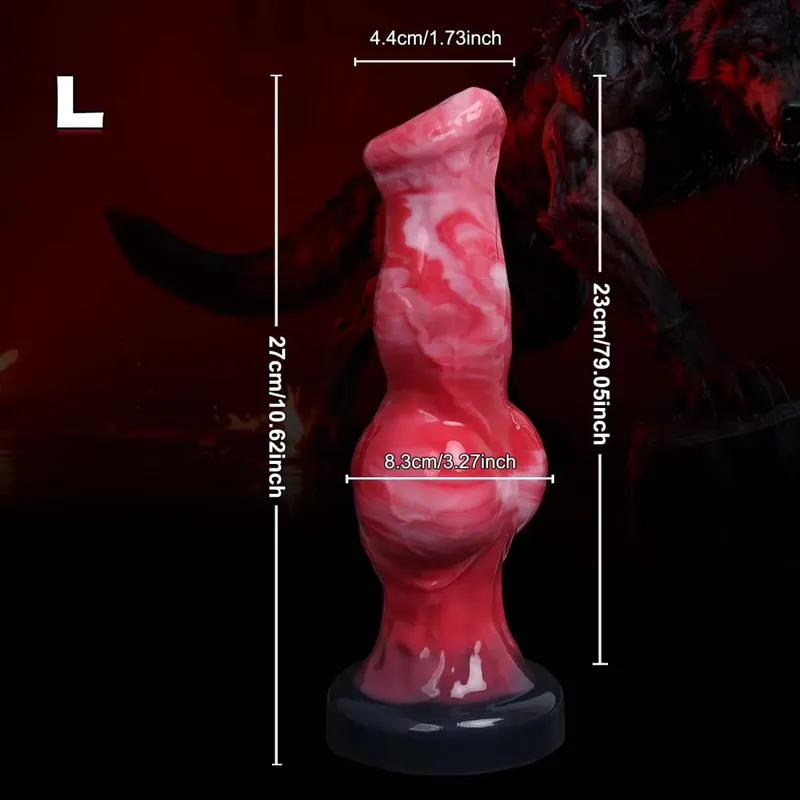 Dog Knot Dildo Anal Plug Animal Penis Masturbator Dick-Dildo Sex Toys For Man Women Prostate G-spot Massager Anal Penetration 18 — image 9