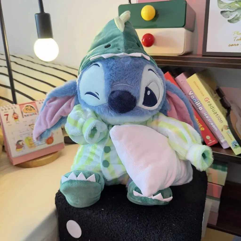 stitch boneca de pelúcia dos desenhos animados, sofá do quarto lance travesseiro presente de aniversário brinquedo de pelúcia decoração de casa decoração de festa — image 2