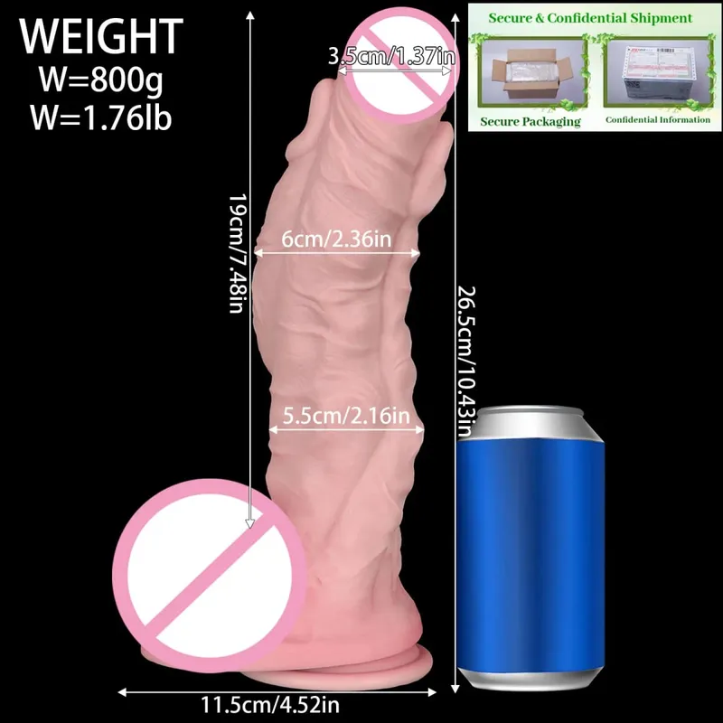 Big Monster Dildo Anus Penetration Anal Butt Plug Female G-spot Masturbation Stropon Dick Dildo 18+ Adult Sex Toys for Women/Man