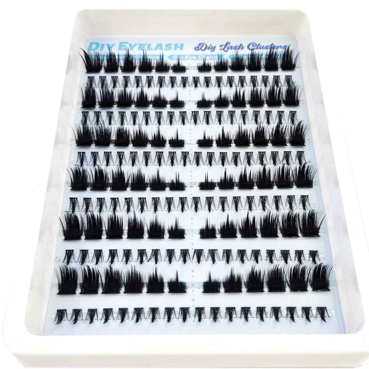 New Dramatic Lash Cluster Lash Extension Bottom Lash Artificial Mink Strip Single Lash Cat Eye Lash Extension DIY Fairy