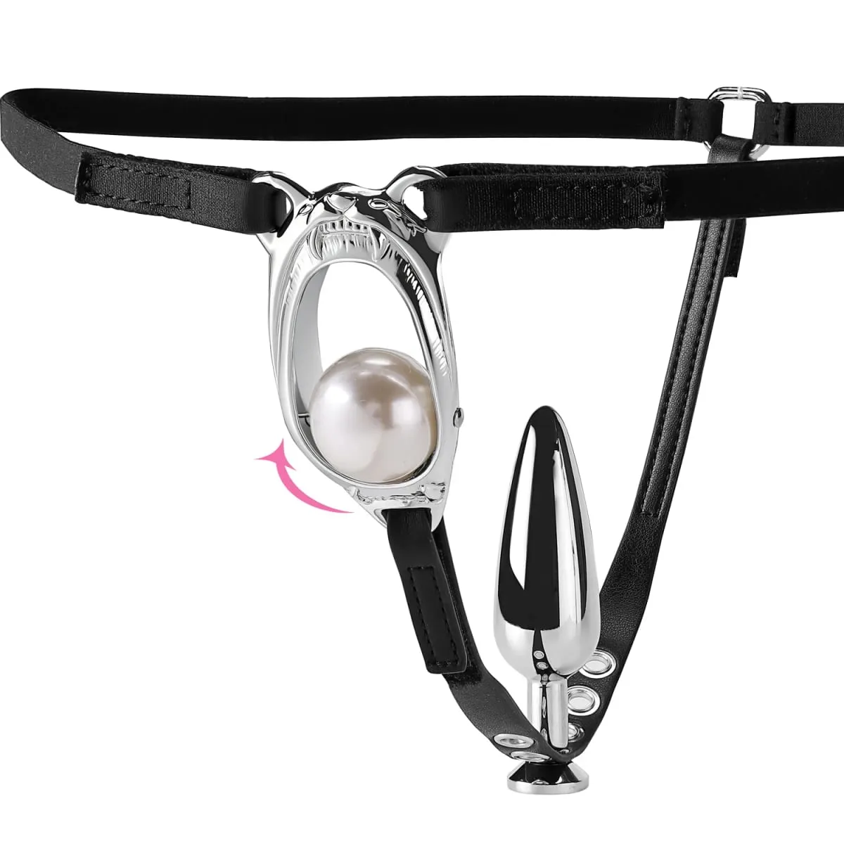 Invisible Female chastity Lock With Anal Plug Against Cheating Adjustable Underwear Chastity Belt Adult Sex Toys For Woman — image 1