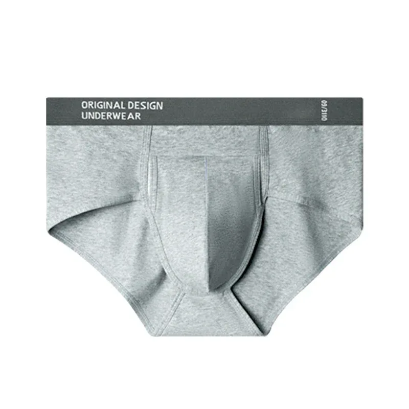 Men's Cotton Briefs High Quality Comfortable Underpants Breathable Soft Underwear Male Large Size U Bulge Pouch Panties Cueca — image 21