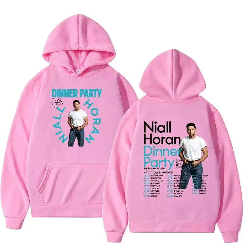 Niall Horan Dinner Party Live on Tour 2026 Hoodie Men's Hip Hop Vintage Pullover Sweatshirt Unisex Long Sleeve Oversized Hoodies — image 11
