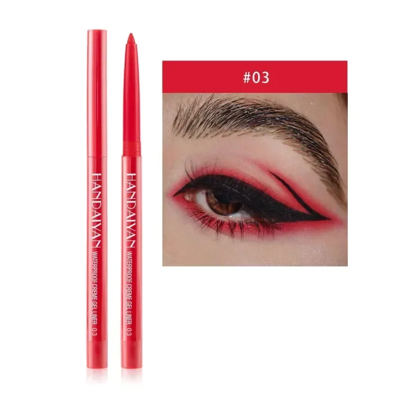 1PC Glitter Shine Eyeliner Gel Pencil Sexy Colorful Long-Lasting Shimmer Makeup Matte Colored Eye Liner Cream Pen Cosmetic Tool — image 10