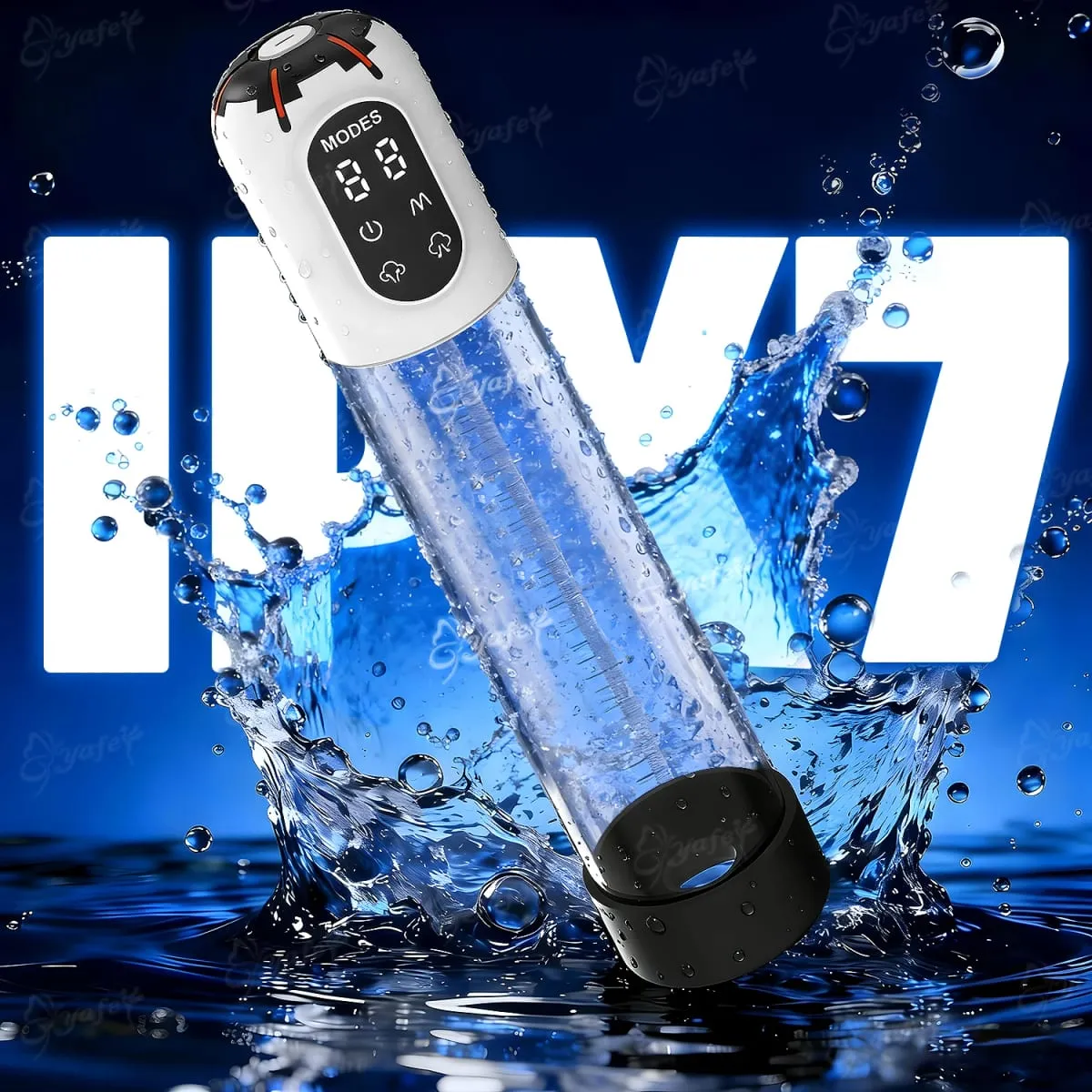 IPX7 Waterproof Electric Penis Pump Adult Sex Toys Dick Enlarger for Men Erection Penis Enlargement Masturbator Sex Toys for Men