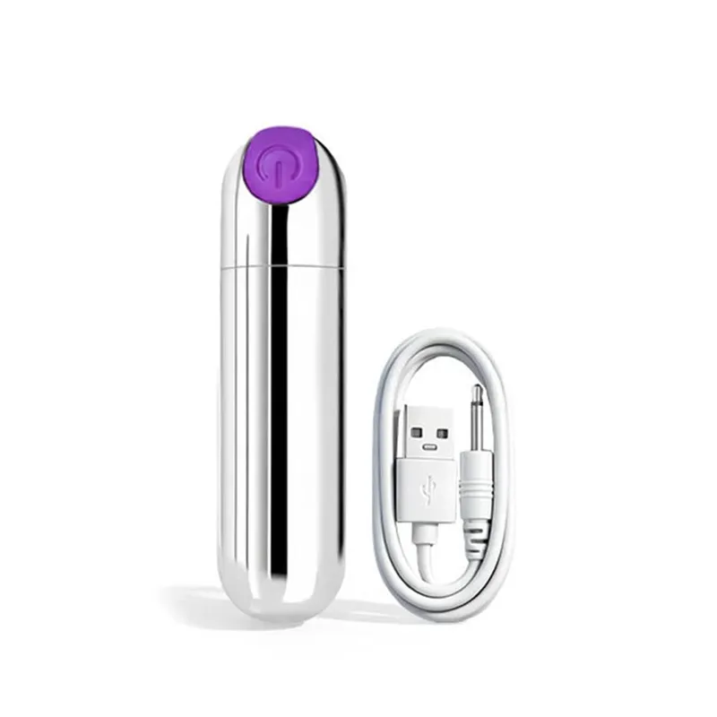 Vibrador bala para ponto g, estimulador de clitóris e mamilo, 10 modos de vibração, portátil, mini massageador anal vaginal, brinquedos sexuais adultos para mulheres