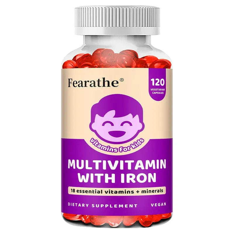 Kids Multivitamin Capsules - A C D3 K Zinc & B-Vitamins Nutritional Supplement for Growth Energy Immunity & Body Wellness — image 9