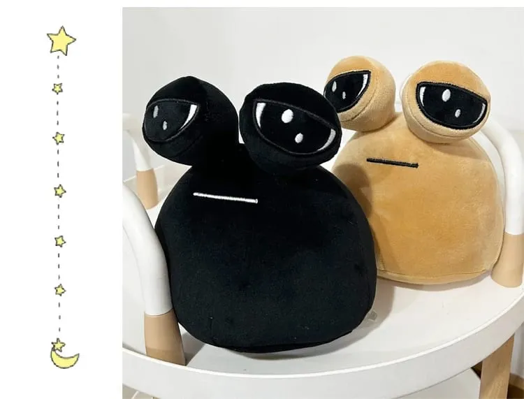 12/22cm Big Eyes E.T. Plush Pillow Stuffed POU Plush Toy Kawaii Cartoon Figure Man Gift — image 9