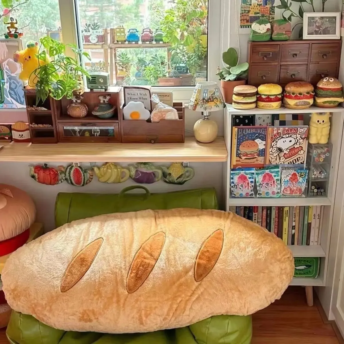 Baguette Plush Pillow Simulated Bread Stuffed Cushion Home Decor Toys Accompany Sleep Toy Sofa Cushion Creative Birthday Gifts — image 7