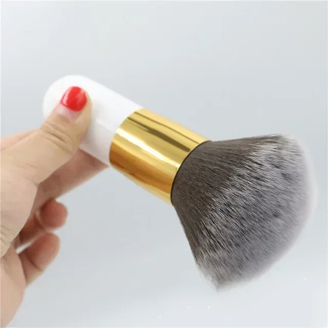 Large Round Handle Powser Brush Black Makeup Brushes Fluffy Soft Professional Powder Foundation Blush Brush Cosmetic Accessories — image 9