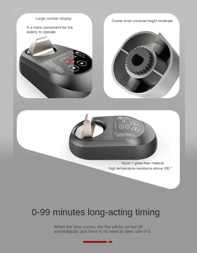 Gas stove automatic shutdown timer kitchen intelligent switch anti dry burning accessories gas natural gas — image 7