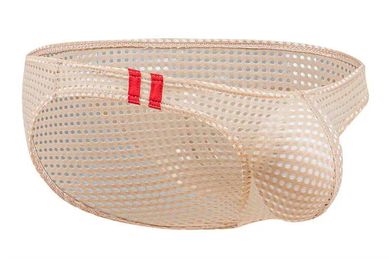 Slip da uomo Estate Traspirante Fori Intimo U Convesso Sottile Vita bassa Slip intimo da uomo Slip Mutande Calzoncillos