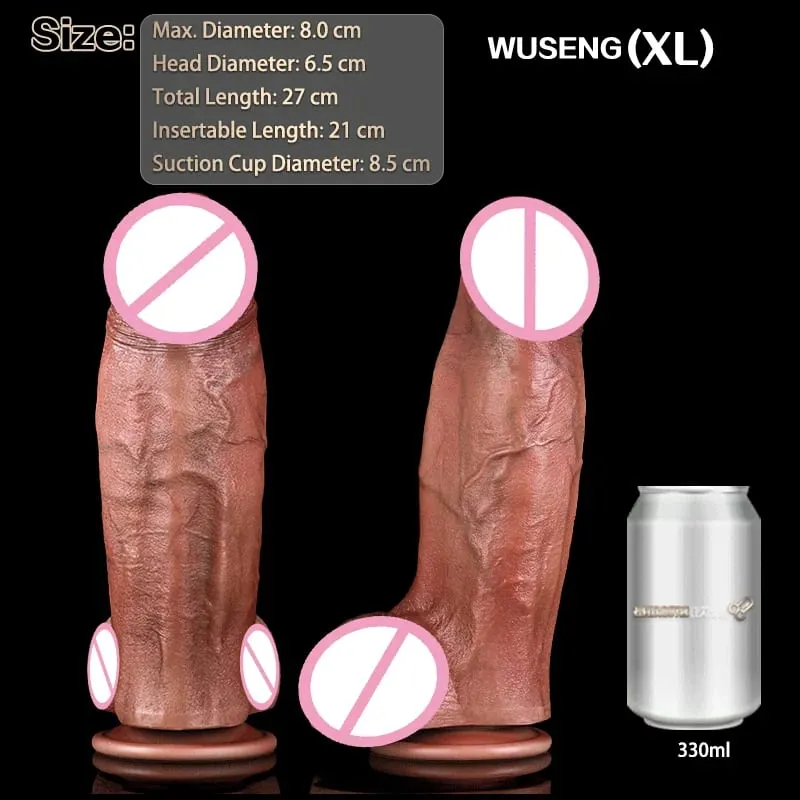 Realistic Dildo Lifelike Skin Texture Firm Core Design Ultimate Satisfaction Adult Toy — image 10
