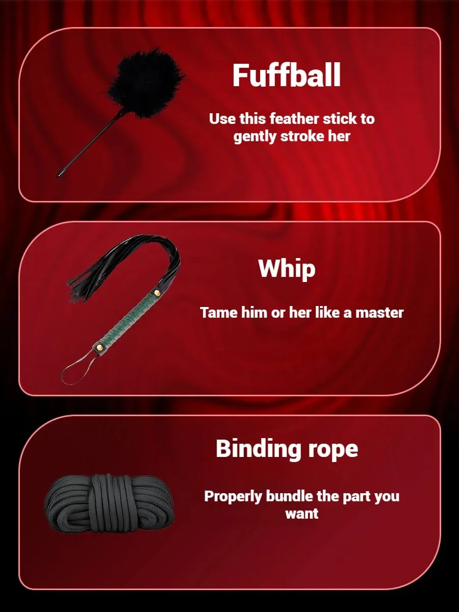 G Spot Dildo Vibrator Anal Plug Bondage Set Sex Toys For Women Whip Handcuffs For Sex Bdsm Exotic Adult Games — image 4
