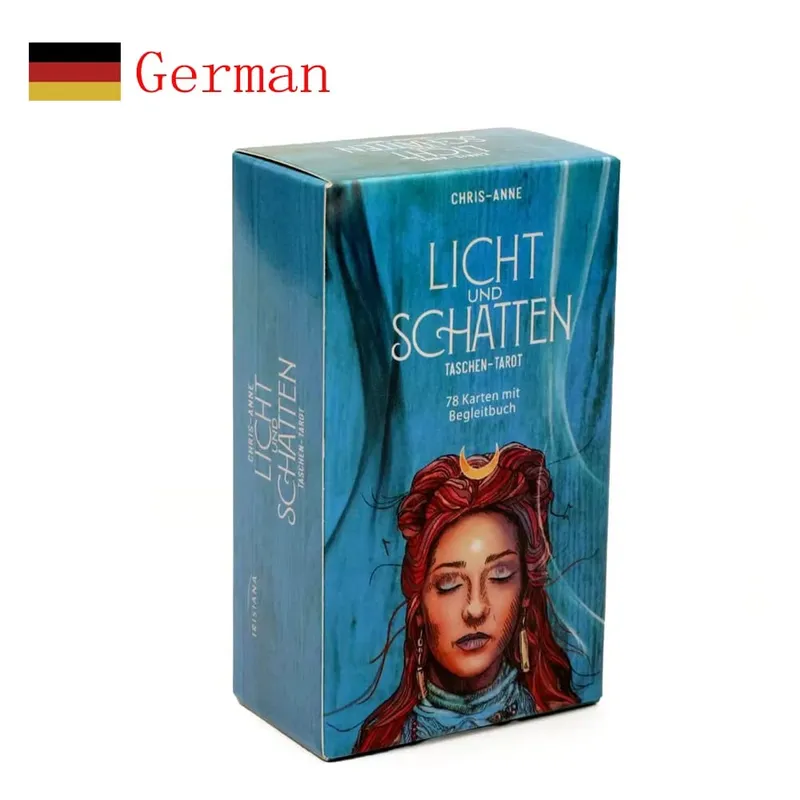 German 78pcs Das Schamanische Seelen Orakel Tarot Deck Prophecy Divination Comics Tarot Cards Family Party Board Game Toy — image 7