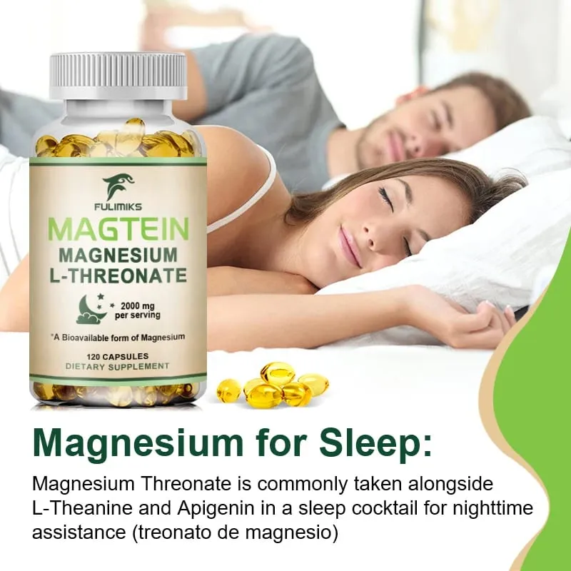 Magtein Magnesium L-Threonate Supplement Clinically Studied to Boost Brain Magnesium Improve Memory Focus & Restful Sleep — image 7