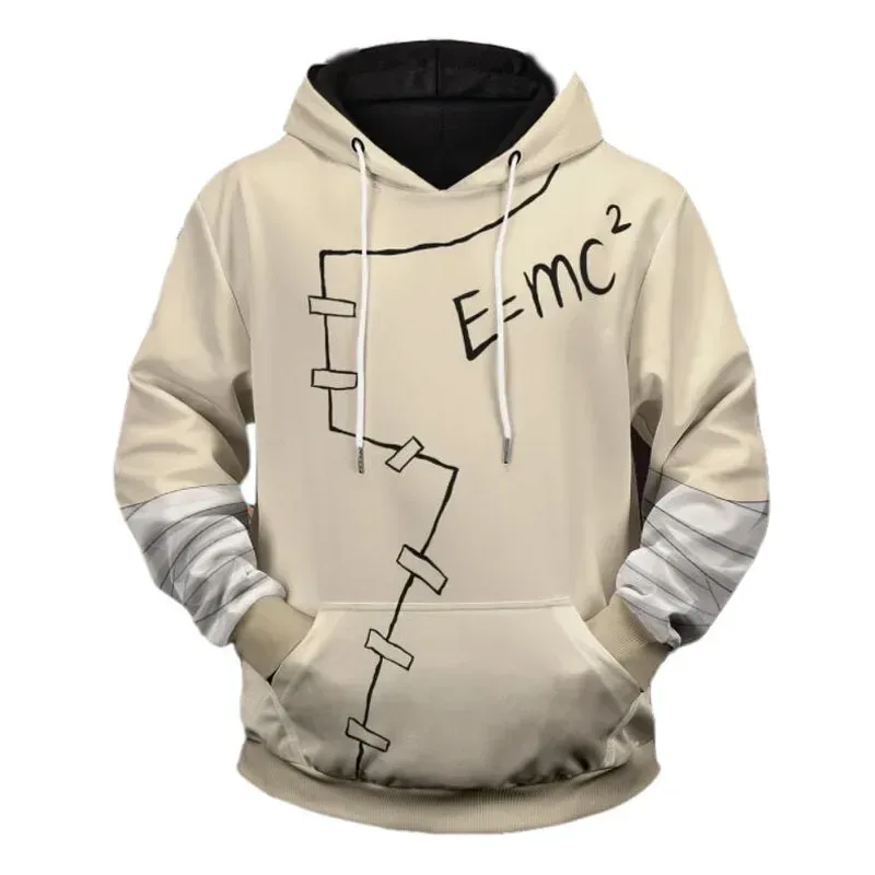 Physical formula pattern 3D Printed Hoodie Cosplay Costume Pullover Casual streetwear Hooded Sweatshirts Men Clothing Tops