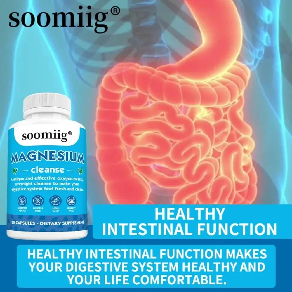 Magnesium Colon Cleanse Detox Occasional Constipation Relief Natural Ingredients Beneficial for Digestion and Gut Health — image 6