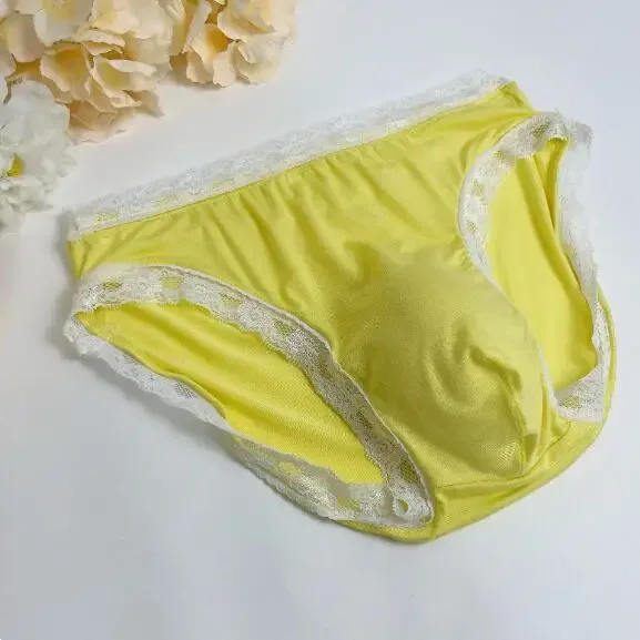 New Men's Underwear Sexy Men's Lace Briefs U-Convex Pouch Low-Rise Comfortable and Breathable Shorts Briefs men underwear sexy — image 24