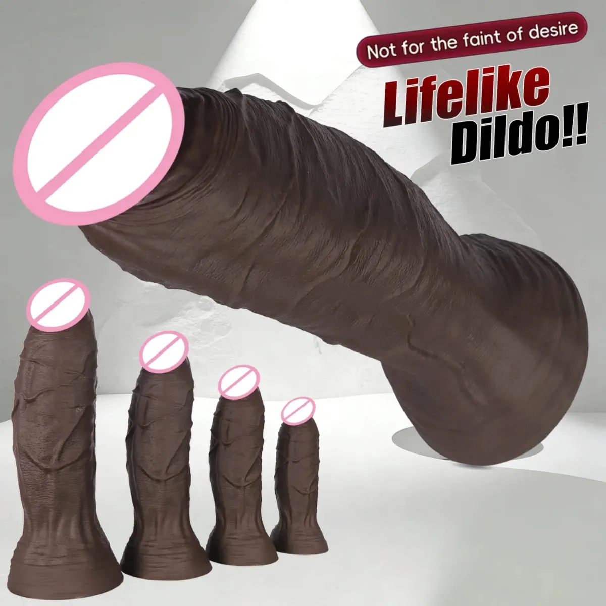 Realistic Dildo 1.7kg Huge Dildo Anal Big Penis Strapon Adult Sex Toys Women Men Gay Dick 18+ Vagina Masturbation Dilatador Anal — image 4