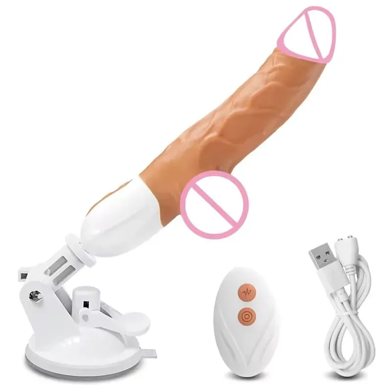 Automatic Thrusting G Spot Dildo Sex Machines Suction Cup Vibrator 10 Vibration Mode Clitoral Vagina Anal Stimulation Adult Toys — image 9
