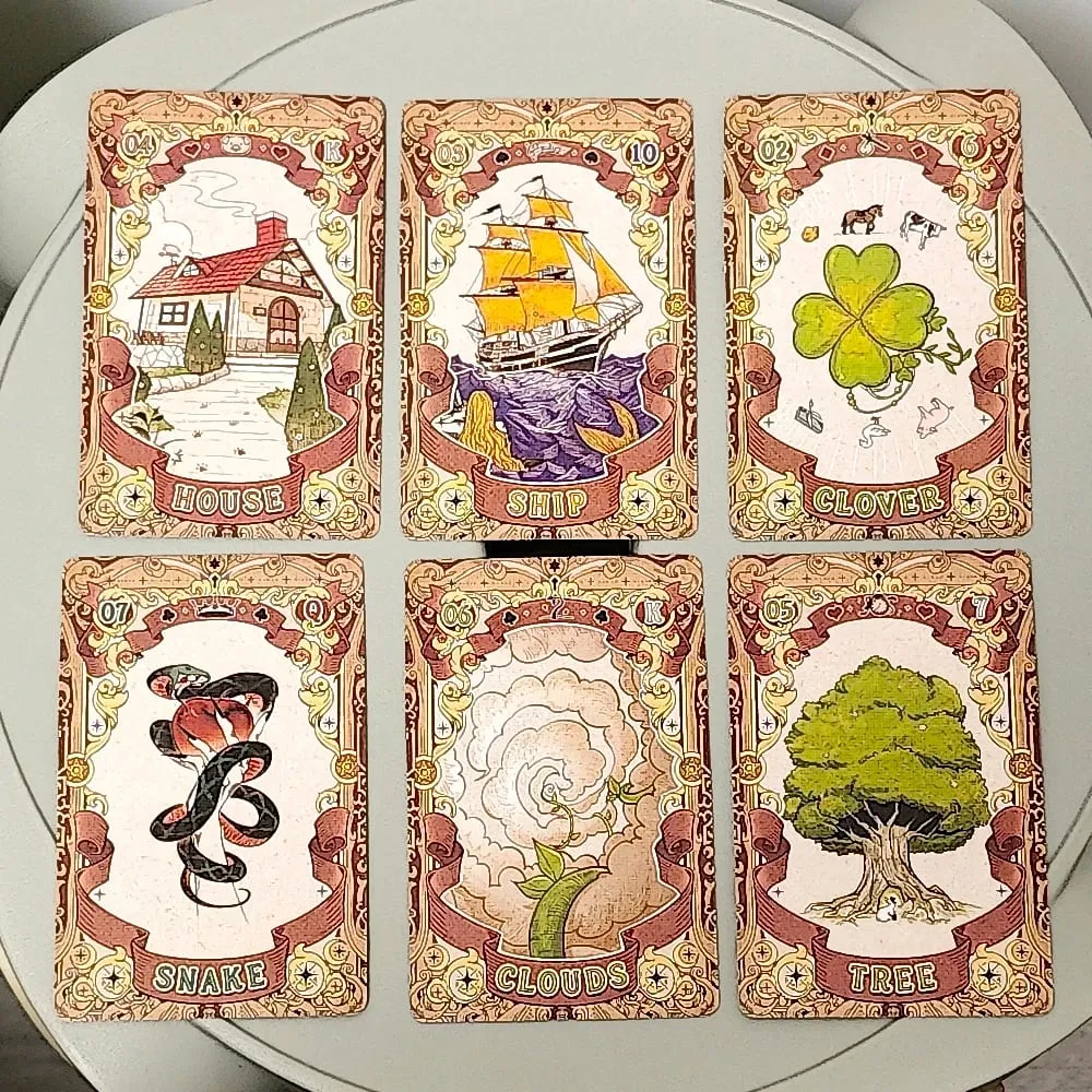 Fairy Tale Dream Lenormand Deck 42 Pcs Rana System Cartoon Lenormand Cards 10*6cm