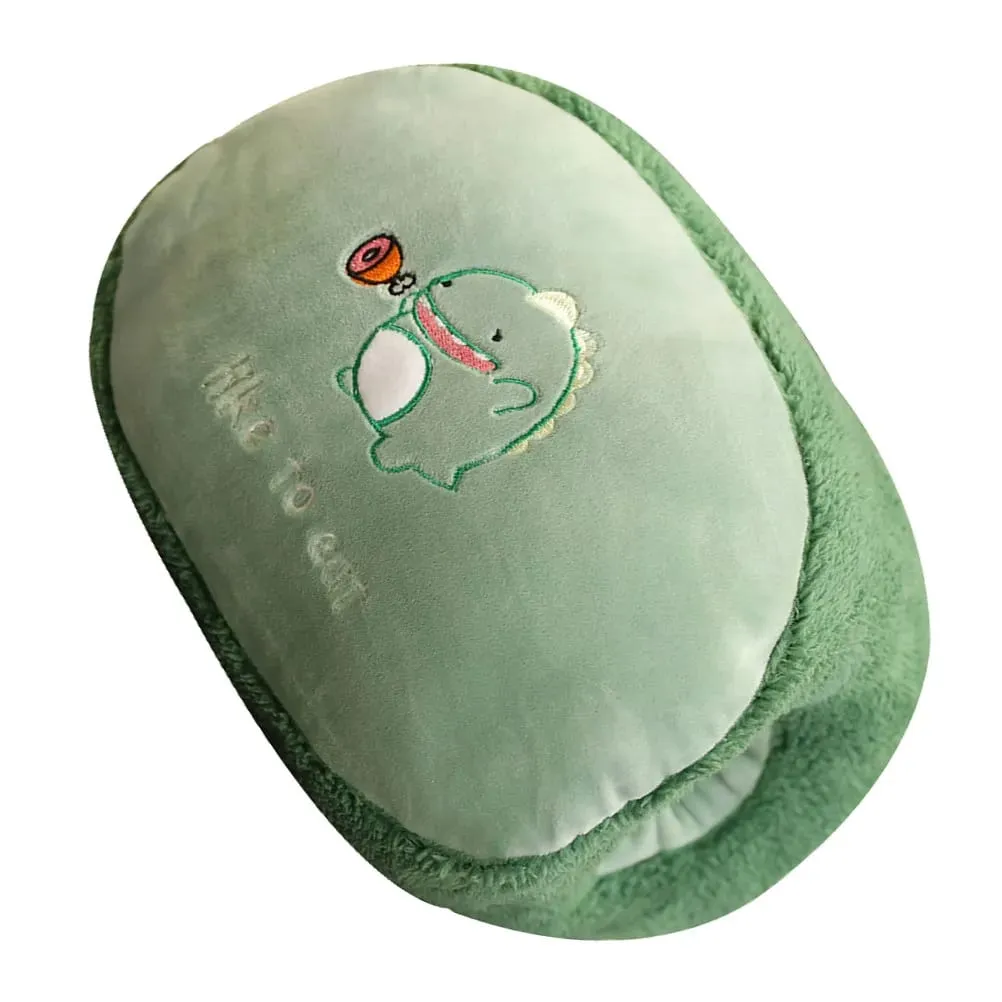 Dinosaur Cartoon Hand Warmer Pillow Soft Warm Cushion for Sofa Bed Desk Car Use Not Easily Deformed Perfect Winter Gift Idea — image 3