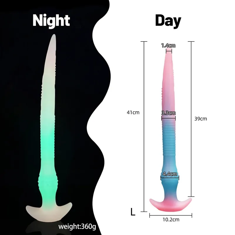Mjuk flytande silikon Långa tentakler Analpluggar Lämpliga för alla spelare som en vuxen sexleksak Vaginal och anal stimulerande enhet