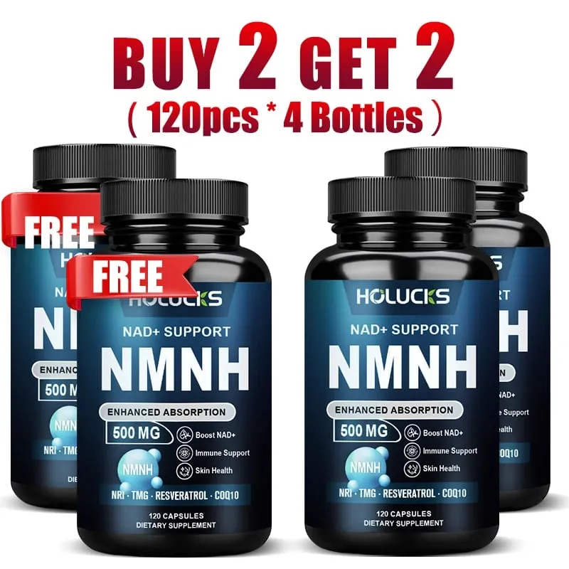 Premium 5-in-1 NMNH Supplement with Nicotinamide Riboside TMG Resveratrol C0Q10 Support Immunity Longevity & Vitality — image 1